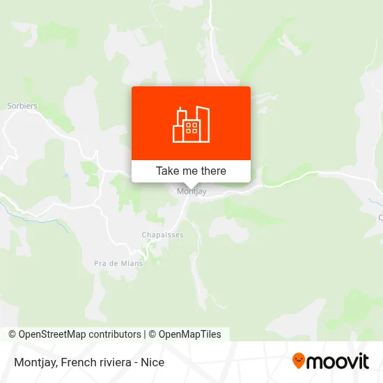 Montjay map