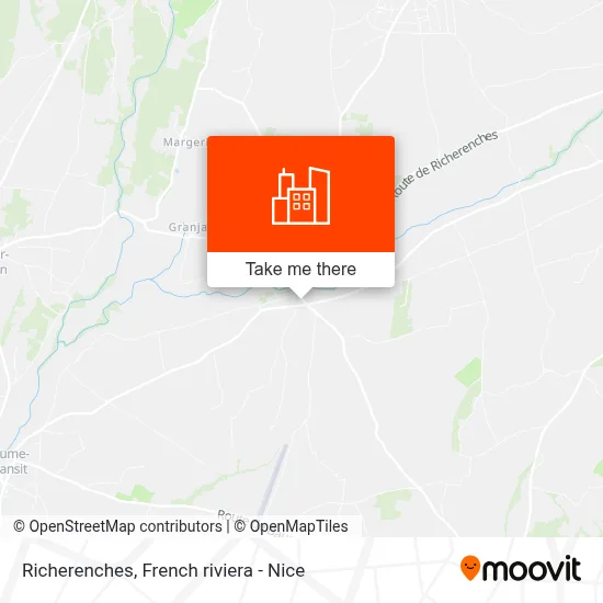 Richerenches map