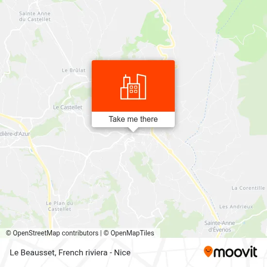 Le Beausset map
