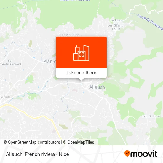 Allauch map