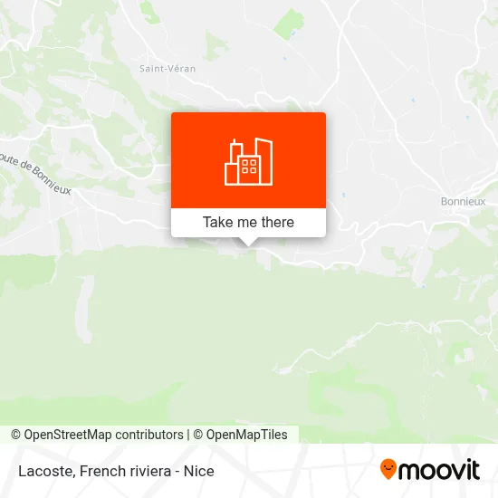 Lacoste map