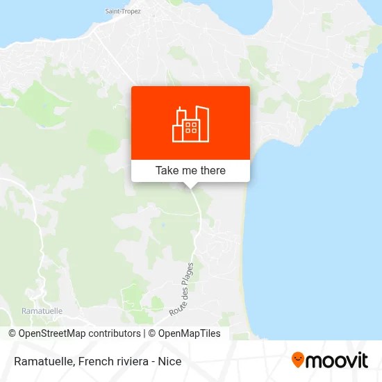 Ramatuelle map