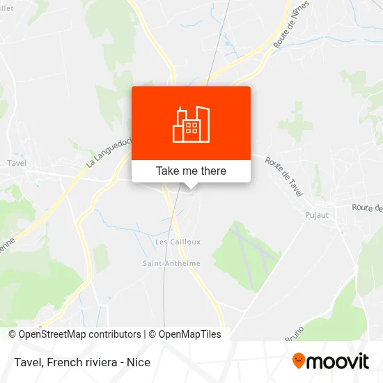 Tavel map