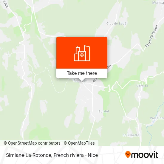 Simiane-La-Rotonde map