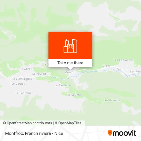 Montfroc map