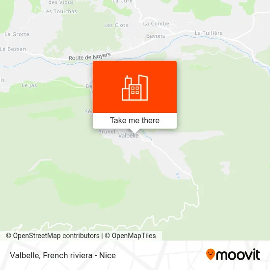 Valbelle map