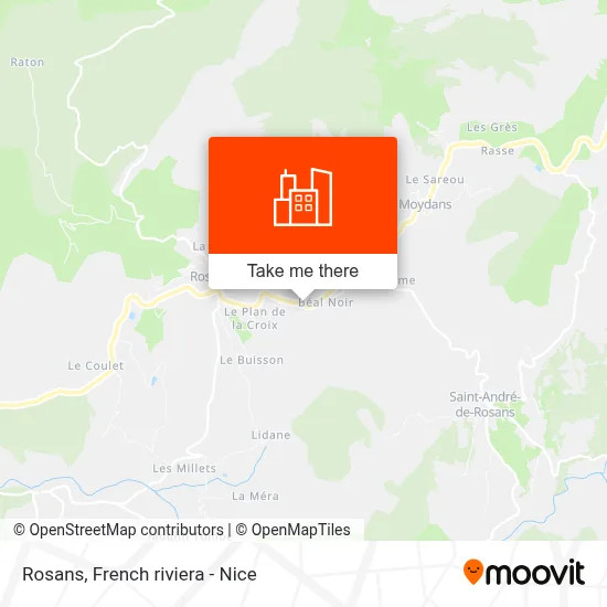 Rosans map