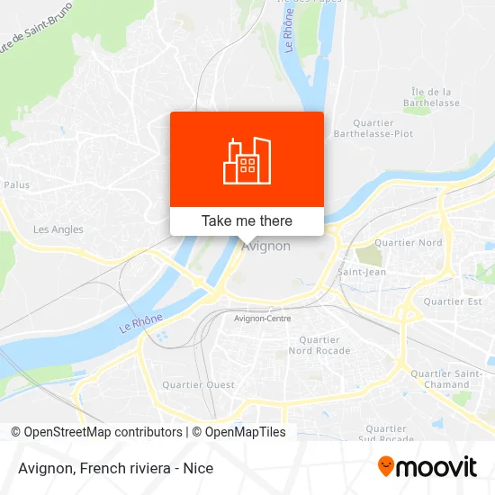 Avignon map