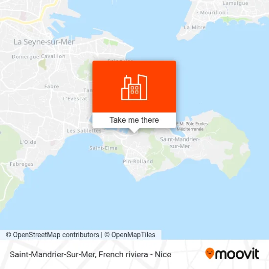 Saint-Mandrier-Sur-Mer map