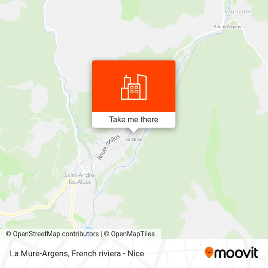 La Mure-Argens map