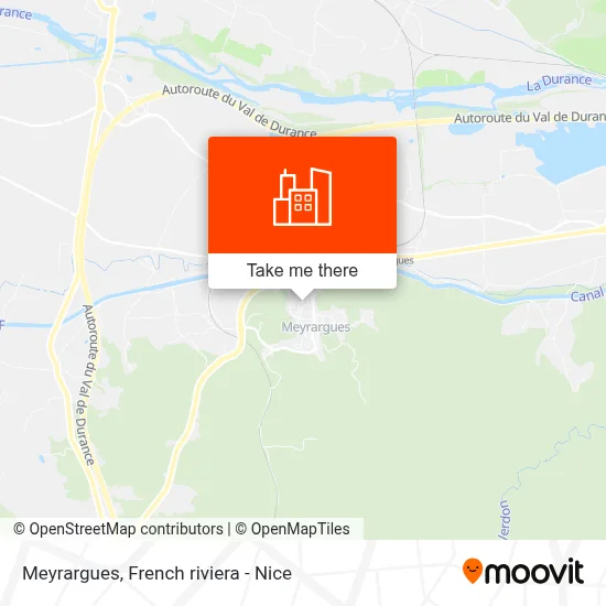 Meyrargues map