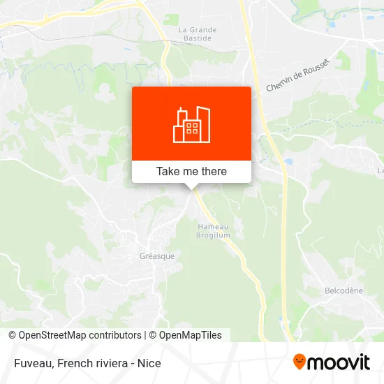 Fuveau map