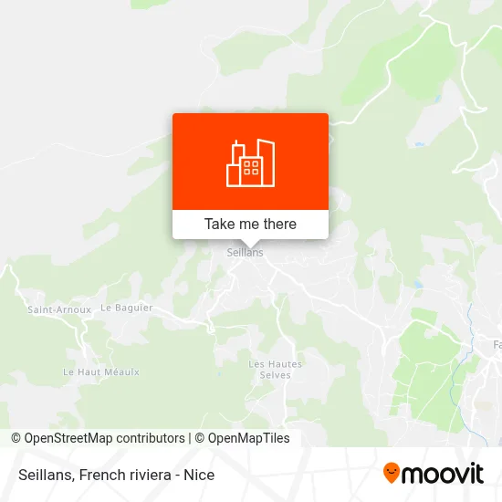 Seillans map