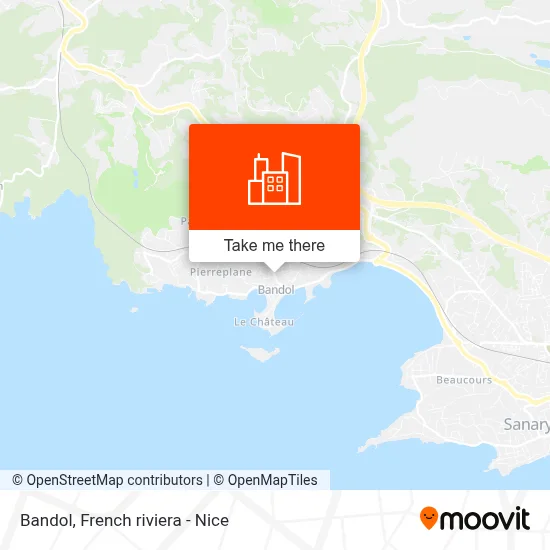 Bandol map