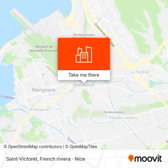 Saint-Victoret map