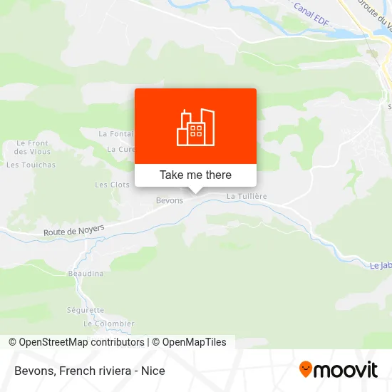 Bevons map