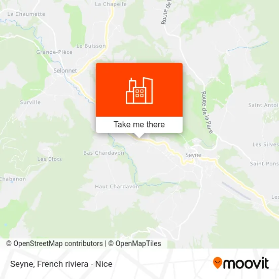 Seyne map