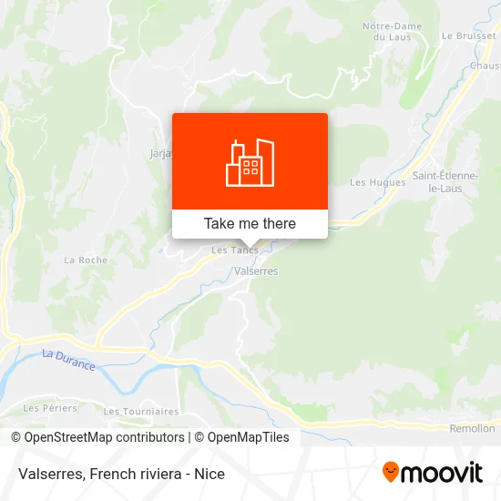 Valserres map
