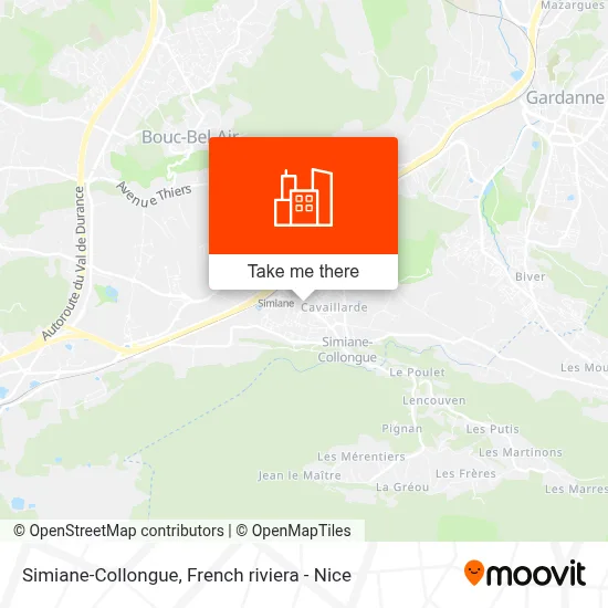 Simiane-Collongue map