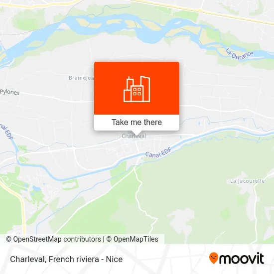 Charleval map