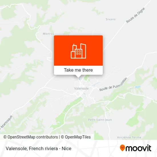Valensole map