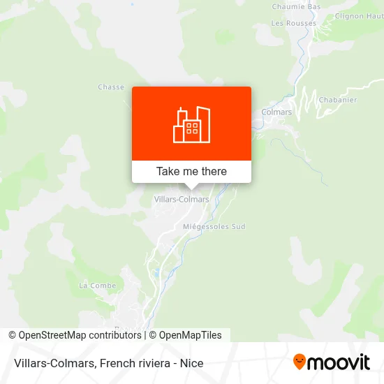Villars-Colmars map