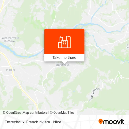 Entrechaux map