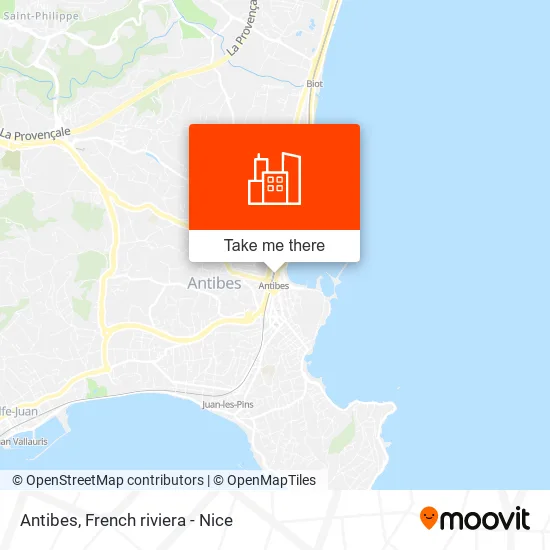 Antibes map