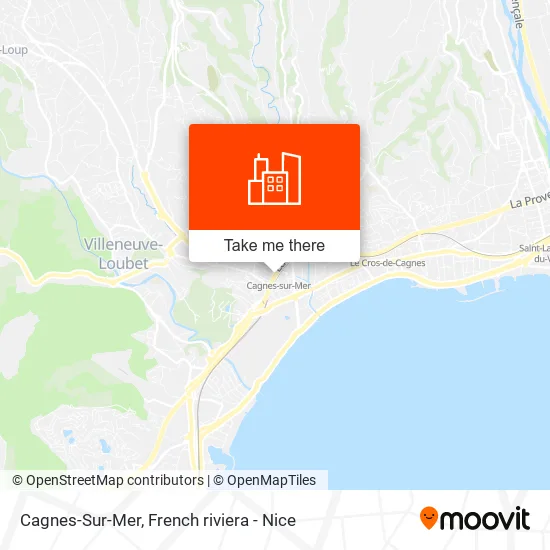 Cagnes-Sur-Mer map