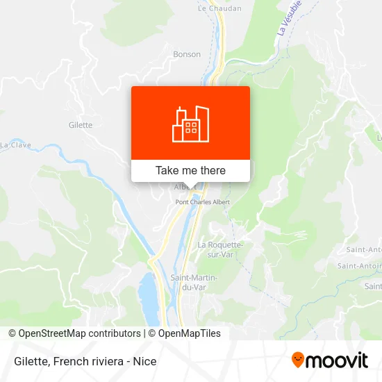 Gilette map