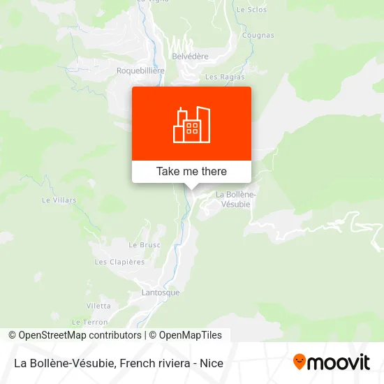 La Bollène-Vésubie map