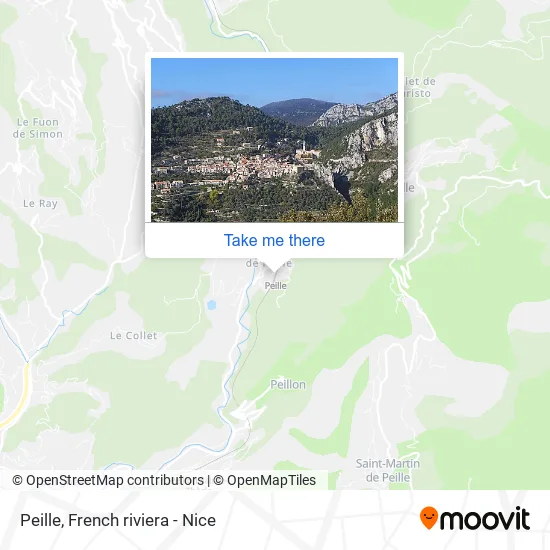 Peille map