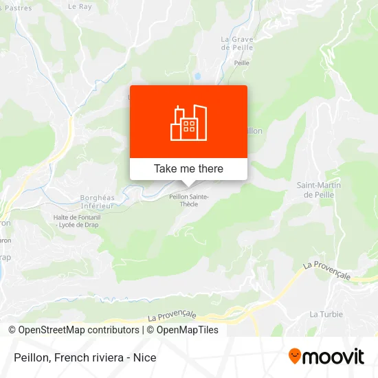 Peillon map