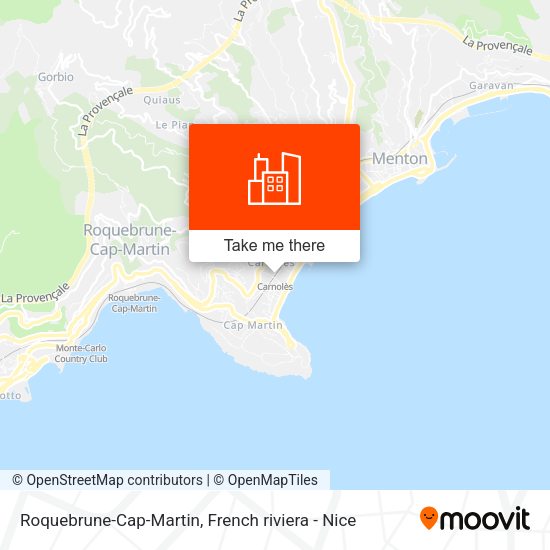 Roquebrune-Cap-Martin map