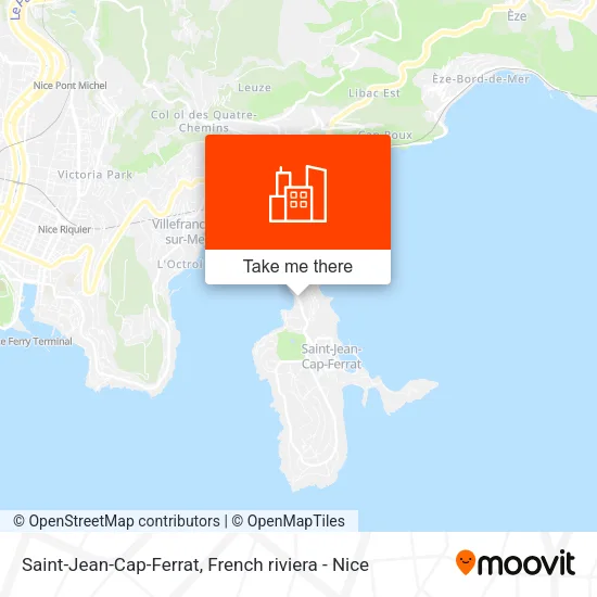 Saint-Jean-Cap-Ferrat map