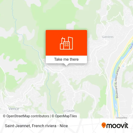 Saint-Jeannet map