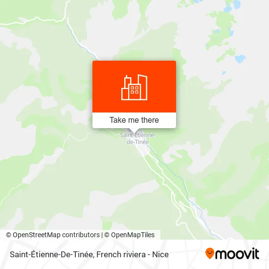 Saint-Étienne-De-Tinée map
