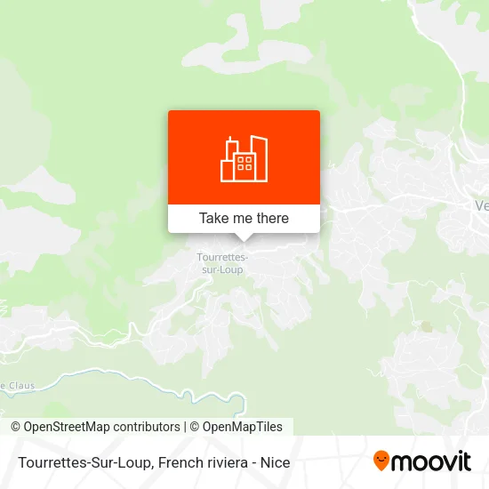 Tourrettes-Sur-Loup map