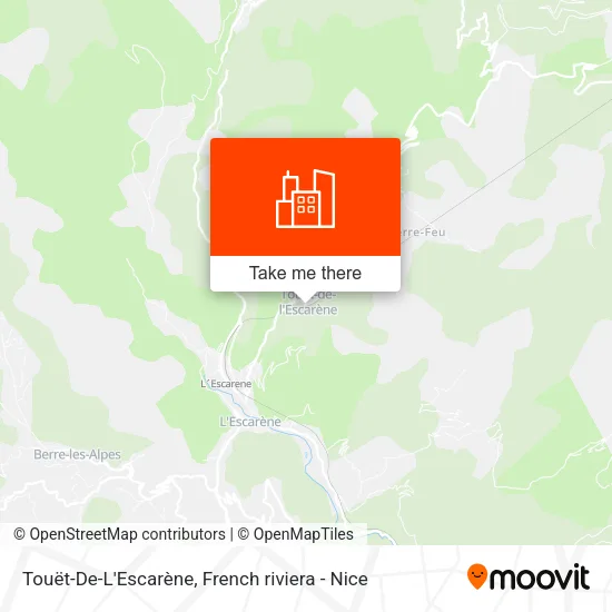 Touët-De-L'Escarène map