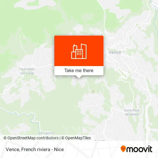 Vence map