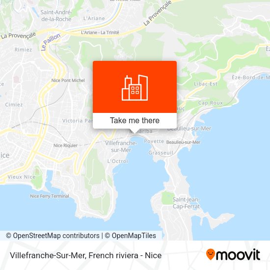 Villefranche-Sur-Mer map