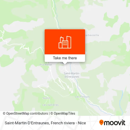 Saint-Martin-D'Entraunes map