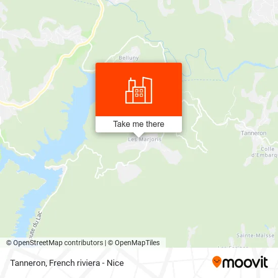 Tanneron map