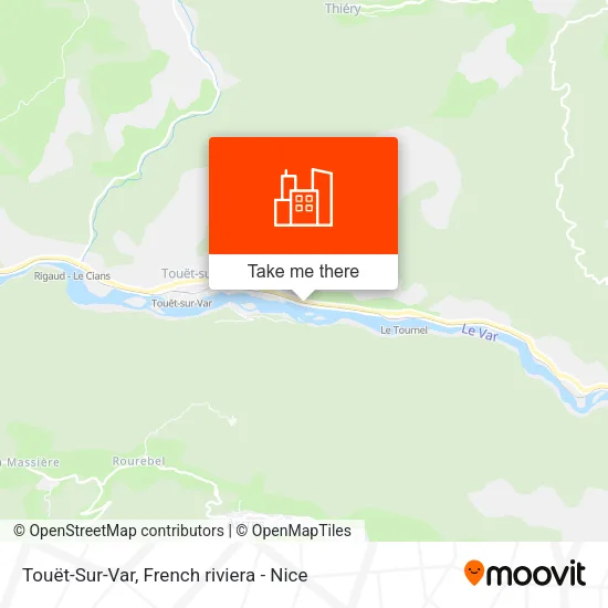 Touët-Sur-Var map