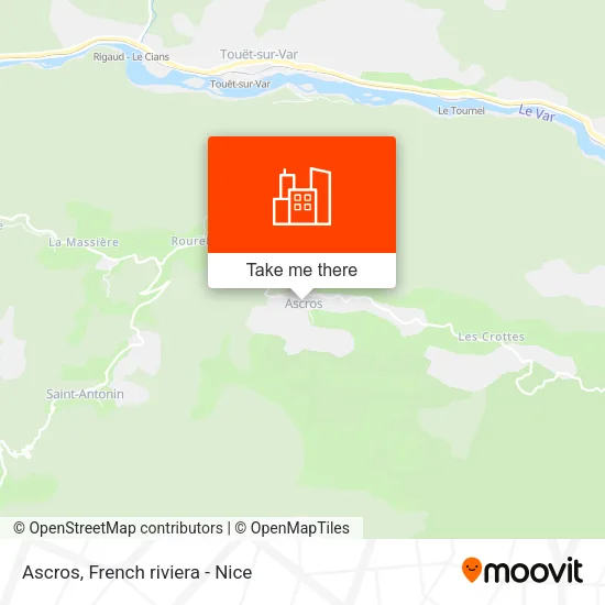 Ascros map