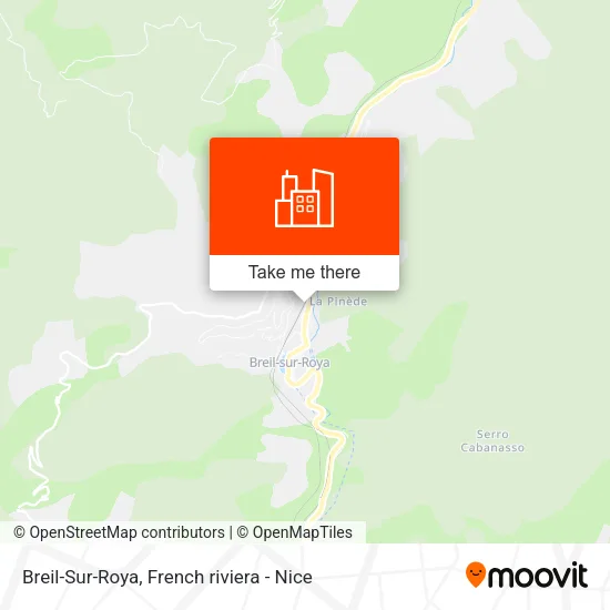 Breil-Sur-Roya map