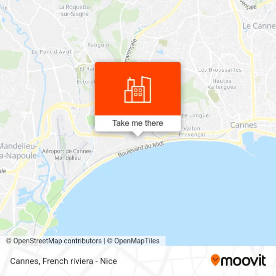 Cannes map