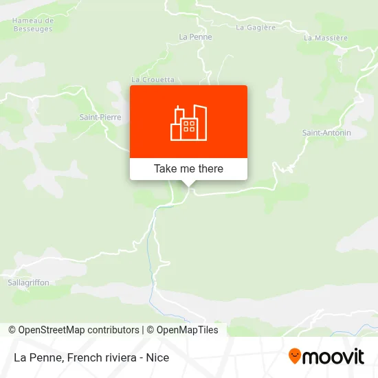 La Penne map
