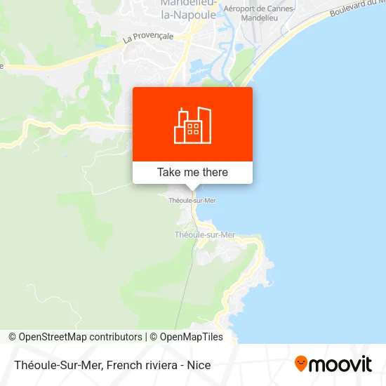 Théoule-Sur-Mer map