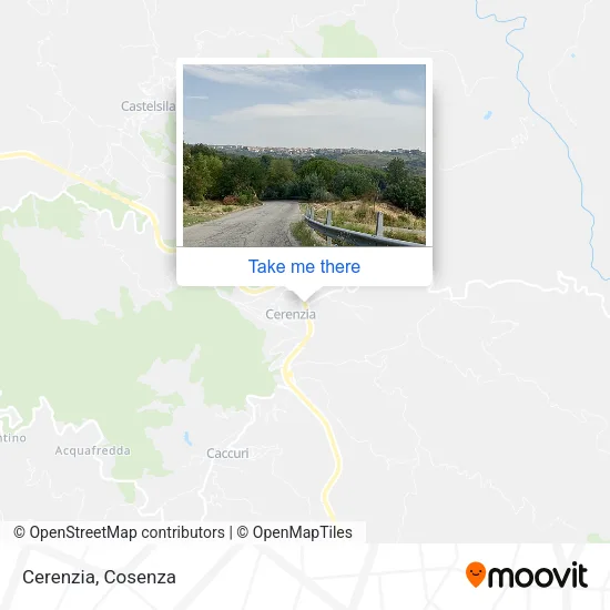 Cerenzia map